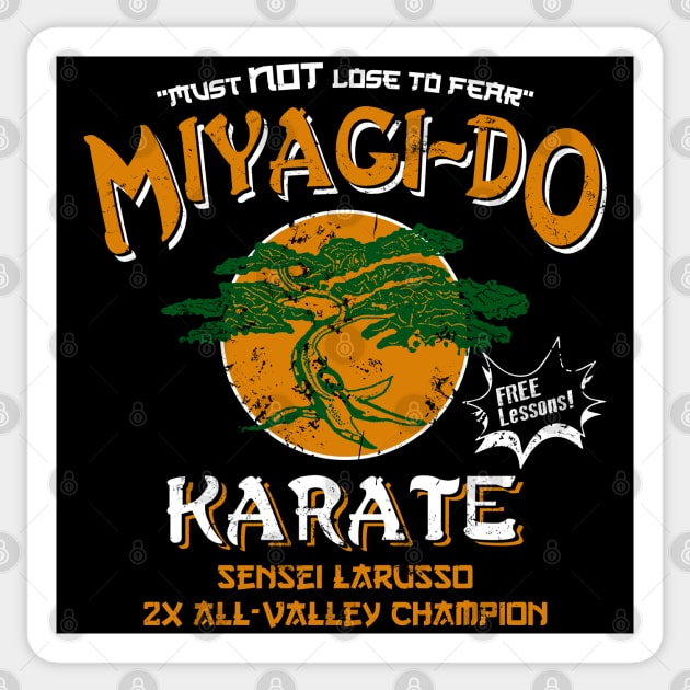 Miyagi Do Karate Free Lessons Sticker by Alema Art